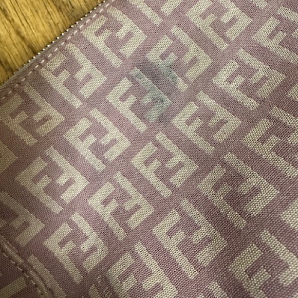 Fendi Mauve Monogram Cosmetic Bag - Picture 9 of 9